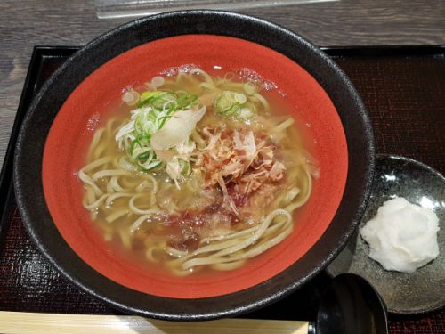 「あみだそば」かけそば