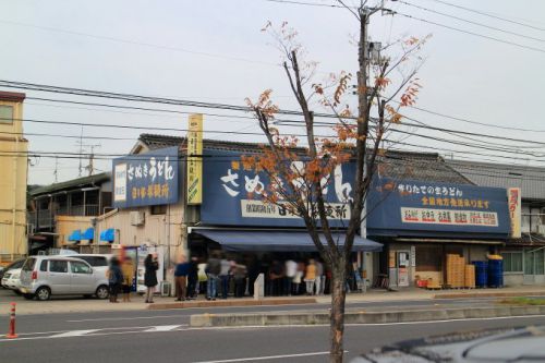 [讃岐うどん]日の出製麺所！香川・坂出！おすすめは開店勝負！