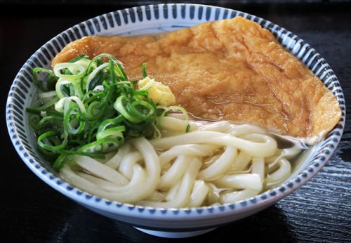 三杯目は瀬戸大橋を眺めながらきつねうどん めりけんや かけはし店 @ 宇多津 今年3回目の讃岐うどんツアー 170225