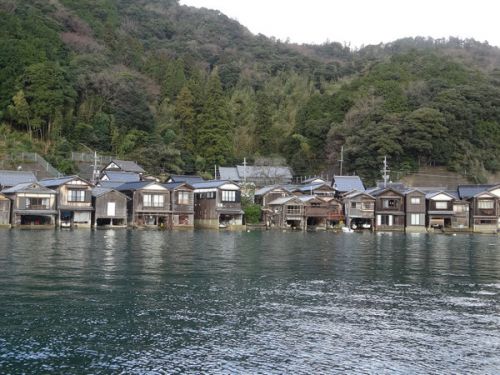 北京都から出石 蕎麦と酒を巡る冬の旅2017 その①伊根の舟屋と向井酒造