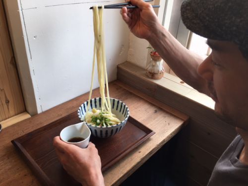 おろしぶっかけにぶっかけない生醤油うどん。