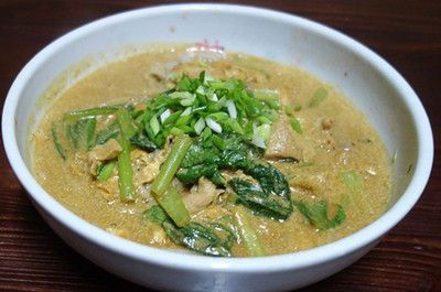「豆乳咖哩そば」は今後予約のみとします