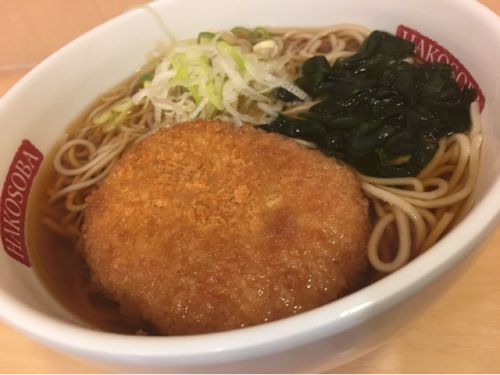 コロッケ蕎麦