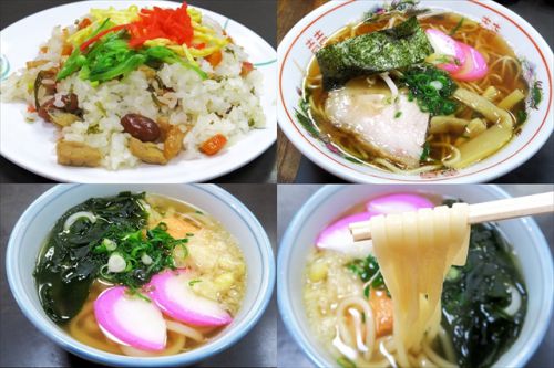 ツアーラストは金時豆入りちらしずしをアテにビール !!! 谷岡食堂 @ 高松市塩江 今年5回目の讃岐うどんツアー 六軒目 170610
