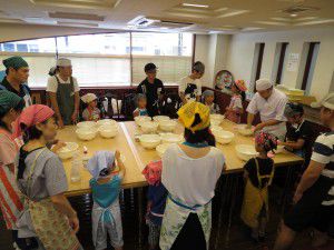 2017年夏休み親子うどん教室開催IN東京本部!