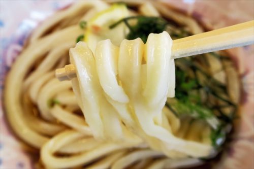 コシの強い極太剛麺と伊吹島いりこのおにぎり 三好うどん @ 三豊市 今年六回目の讃岐うどんツアー 三軒目 170701