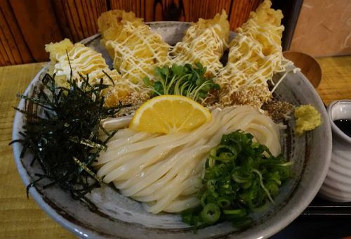 情熱うどん「伊和正」 @ また今日も スモークとり天マヨぶっかけ