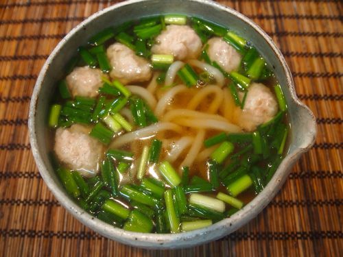 鶏塩つみれうどん