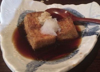 そばつゆを使った揚げ出し豆腐(2)