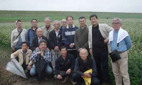 二・八の会 そば畑・製粉工場見学