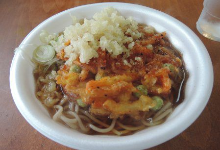 ☆チェリーランドのかき揚げそば ~寒河江市