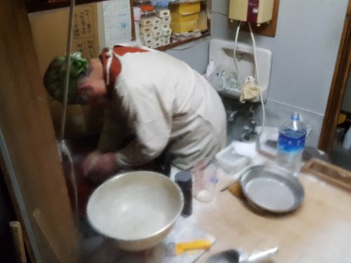 「おおくぼ」幻の蕎麦打ち(画像編)