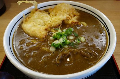 讃岐饂飩 かわばた @ とり天カレーうどん