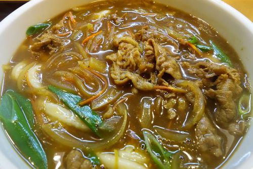 あげたて饂飩 つきろう @ 皆さんはどのカレーうどんを選びますか?