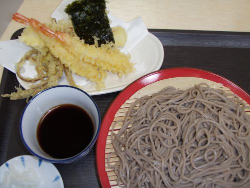 天ぷらそば(冷たい)