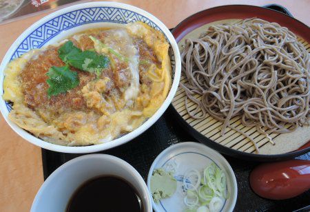 ☆そば処吉野家山形西バイパス店のかつ丼そばセット ~山形市