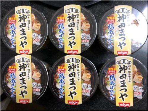 「神田まつや 鶏南ばんそば」のカップ麺_2017
