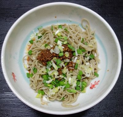 汁なし担々蕎麦
