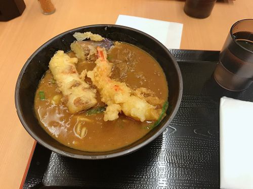 本日のLunch(2018/01/12)カレーうどん 得正 堺筋店