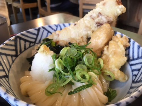 近江八幡へ、おうどん食べに。