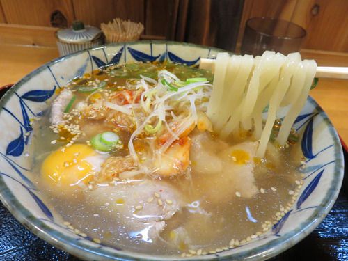 【福岡】一番人気のうさぎうどん&豚キムチうどん♪@うどん 兎屋