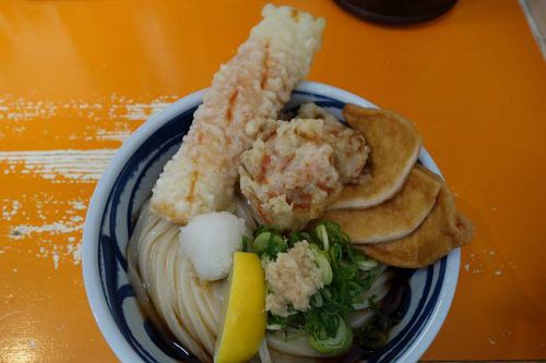 空飛ぶうどん やまぶき家 @ ちく天きつねぶっかけうどん