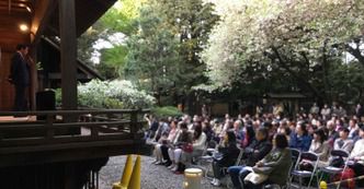 天祖神社のイベントにそば振舞い