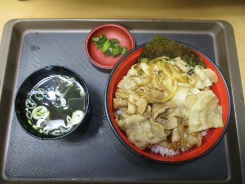 240杯目:富士そば大塚店で豚生姜丼