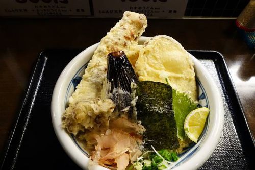 饂飩工房 うばら @ 野菜天ぶっかけ
