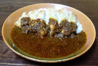 そばつゆカツカレー(4)