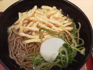 関西ではきざみそば(麺屋 大阪みどう)