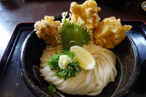 手打ちうどん団平 @ 鶏天ぶっかけうどん