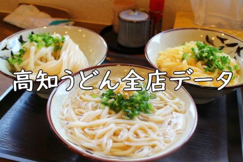 【2018年版】高知のうどん屋さん全店データ一覧!地域別ガイド
