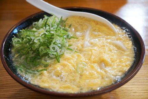 【福岡】ふわふわ玉子とじうどん♪@長住うどん