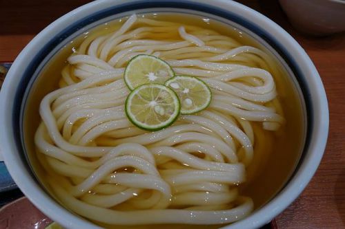 釜揚げうどん 千舟屋 @ 冷かけとまいたけ天セット