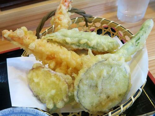「讃岐うどん なご心」-2 堺・白鷺 季節の野菜天+ひやかけうどん! 180926