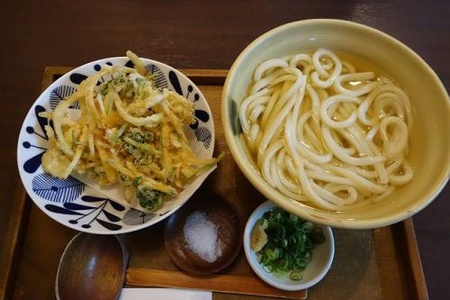うどん屋　ろっか ＠ かき揚げうどん
