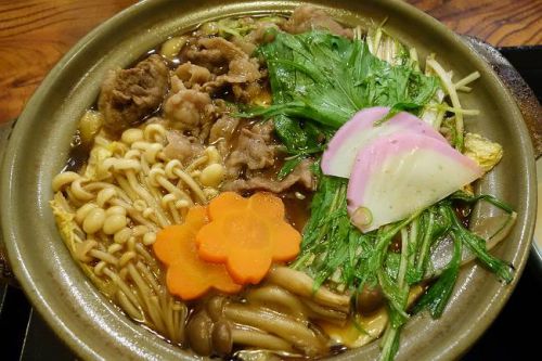 本手打うどん 釜信 @ 牛すき鍋うどん