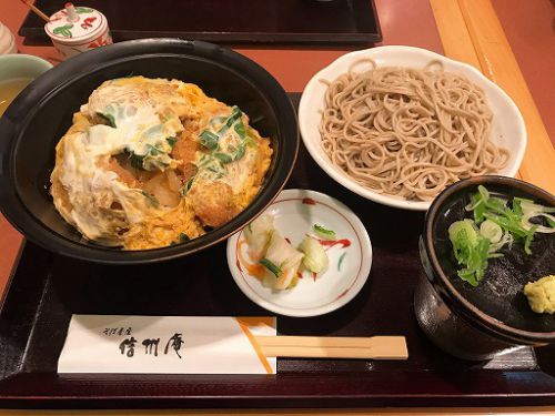 本日のLunch(2019/03/30)そば茶屋 信州庵 アベノアポロビル店