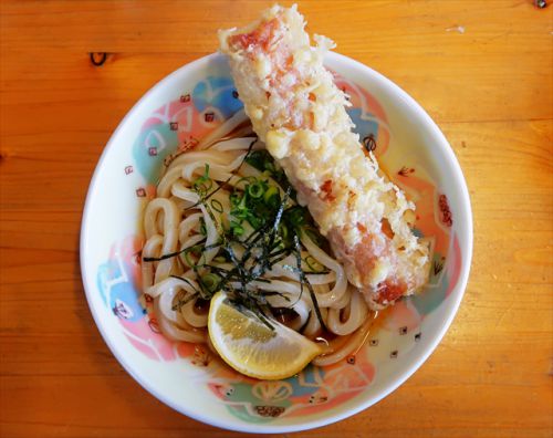 揚げたて熱々ちくわ天ストローですするうどんが旨い!? 三好うどん @三豊市高瀬町 今年二回目の讃岐うどんツアー 五軒目 190323