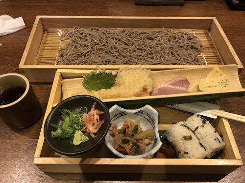 本日のLunch(2019/04/19)地酒とそば・京風おでん 三間堂 堺筋本町店