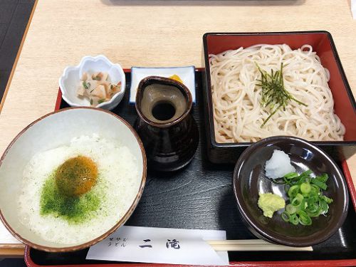 本日のLunch(2019/04/08)二滝そば