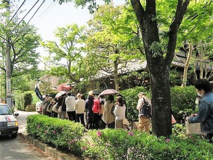 深大寺 「湧水」 「山菜おろし」と「揚げそばがき」とつつじ狩り