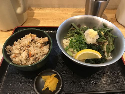 本日のLunch(2019/06/05)無常うどん ま