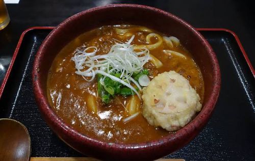 うどん ごくう @ つくね天ぶっかけ
