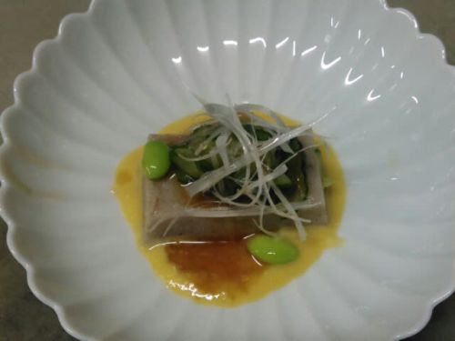 蕎麦豆冨(^o^)v