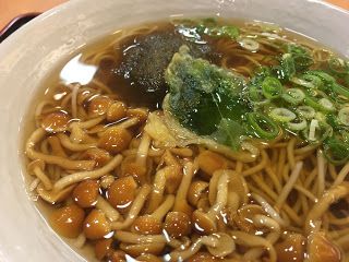 なめこ昆布蕎麦