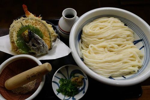 饂飩工房 うばら @ 10月22日の臨時営業に訪問! 天ざるうどん