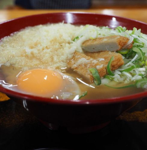 おくのうどん@大坪東(宮崎市)じゃこ天玉かうどん