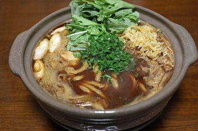 久しぶりの「味噌煮込みうどん」とその再利用